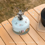 Mini Camping Gas Stove 2500W Silver Camp Cooking - Tophatter Daily Deals