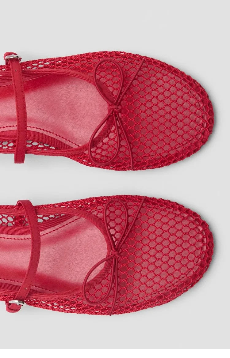 Breathable Women’s Ballet Flats - Mary Jane, Mesh, Summer - Tophatter Daily Deals