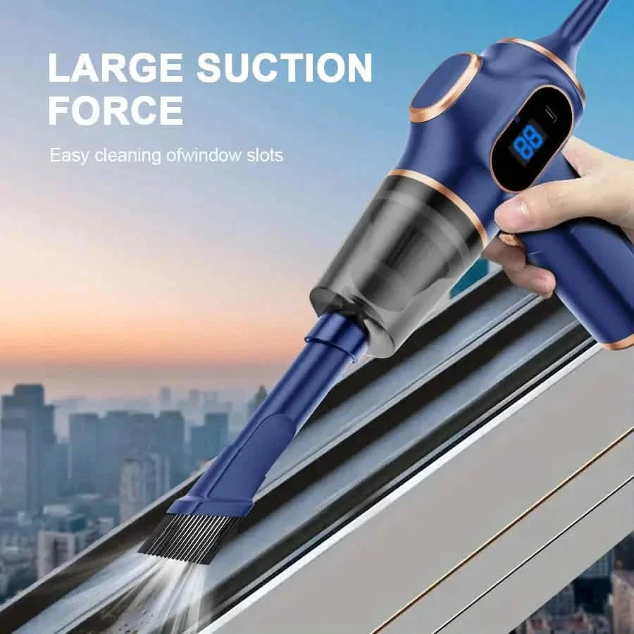 Mini Wireless Car Vacuum Cleaner High-Power Household Cleaning Machine Household Appliances - Tophatter Daily Deals