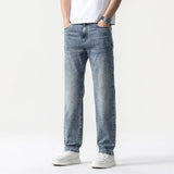 Oversized Men’s Wide Leg Jeans - Straight Lyocell, Casual - Tophatter Daily Deals