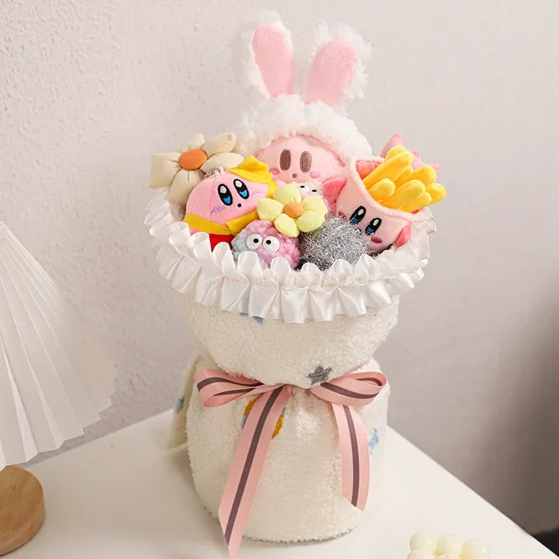 Pink Star Kirby Plush Bouquet Anime - Tophatter Daily Deals