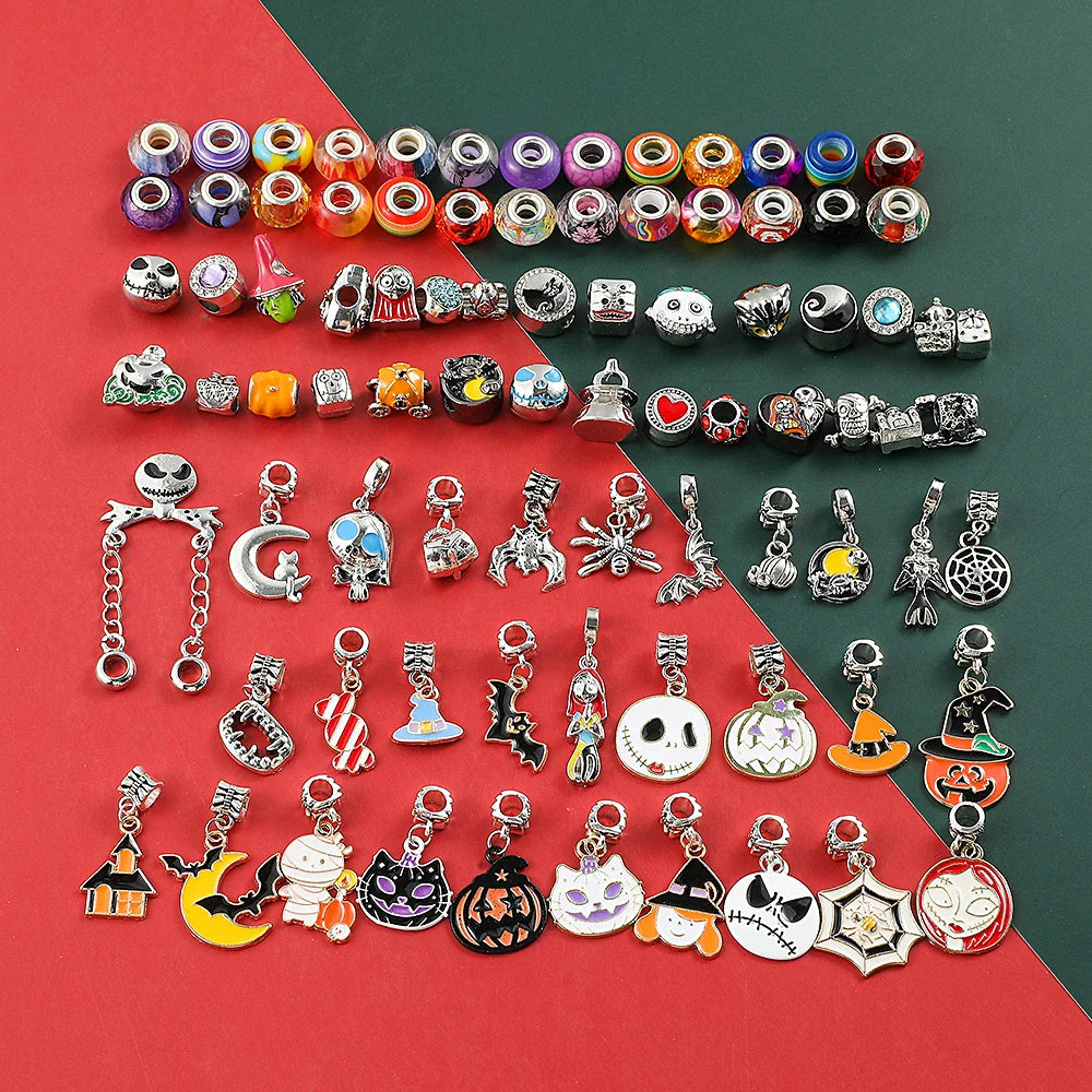 Halloween Blind Box Charm Bracelet Kit DIY Surprise - Tophatter Daily Deals