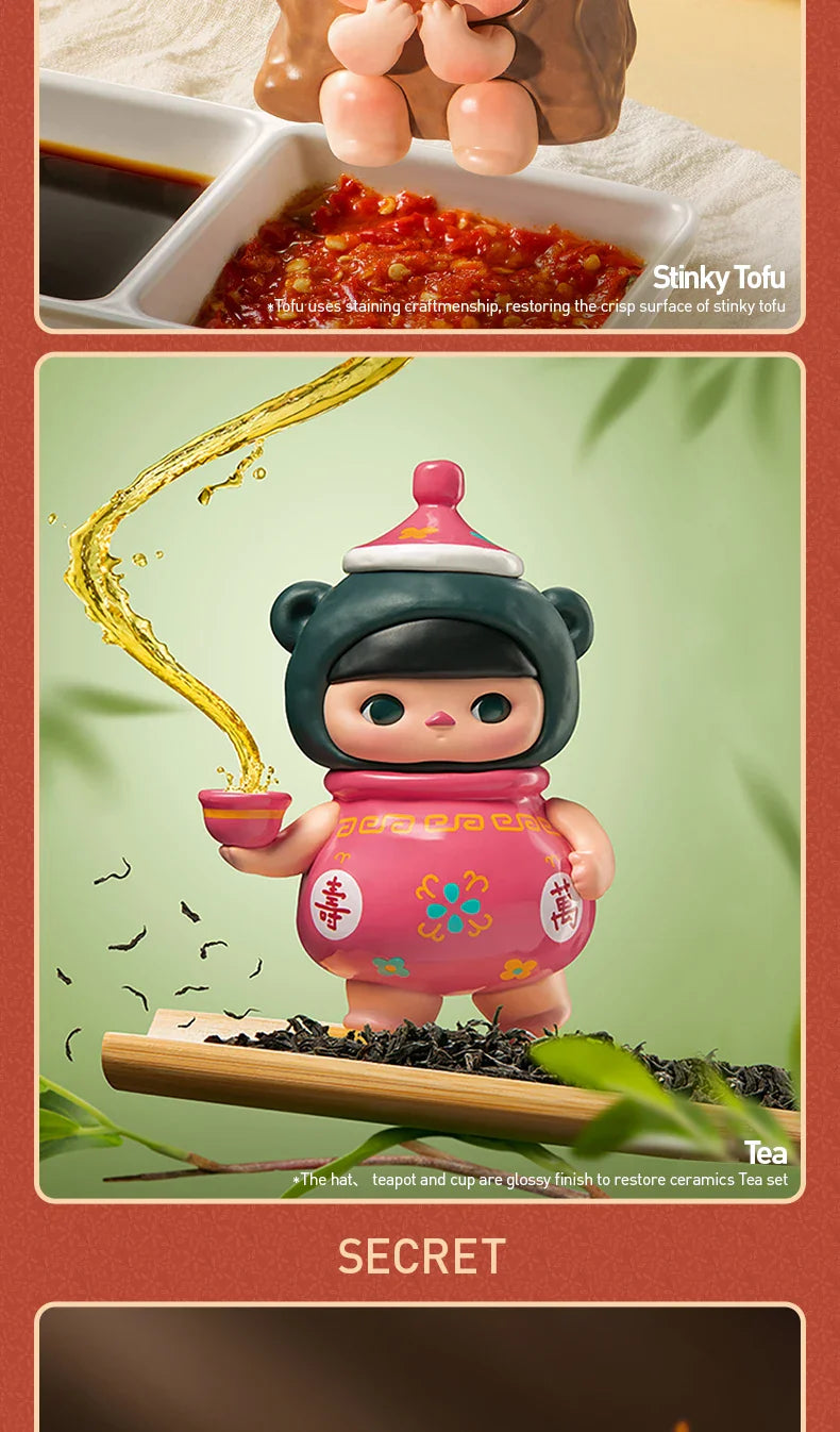 Genuine Pop Mart Pucky The Feast Series Blind Box Figure by Pucky Food - Tophatter Daily Deals