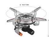 Ultralight Camping Gas Stove Head Silver Camp Cooking - Tophatter Daily Deals