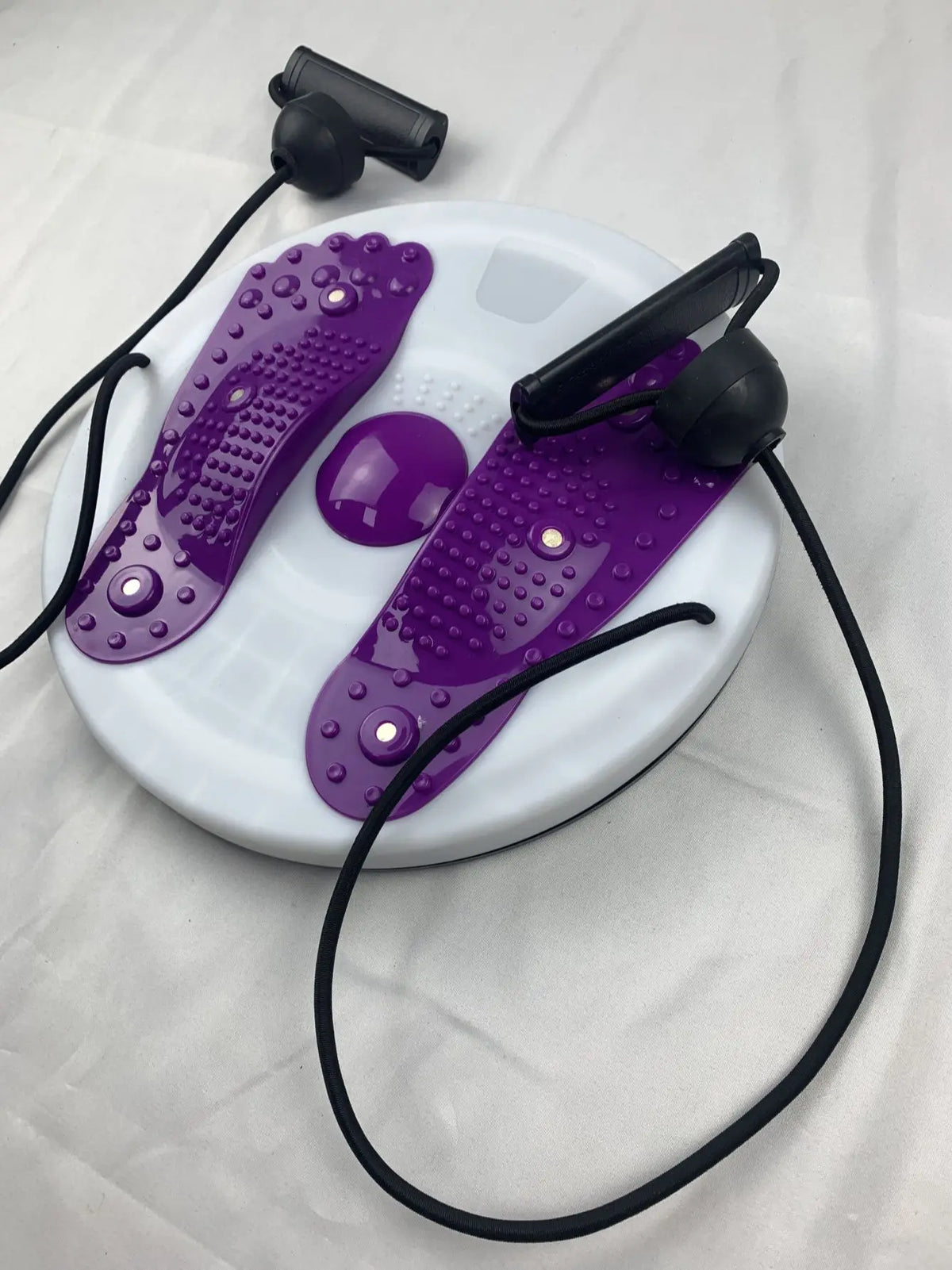 Waist Twisting Disc With Foot Massage Pads Portable Trainer - Tophatter Daily Deals
