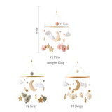 Baby Crib Mobile Wooden Musical Newborn Sensory Toys - Tophatter Daily Deals