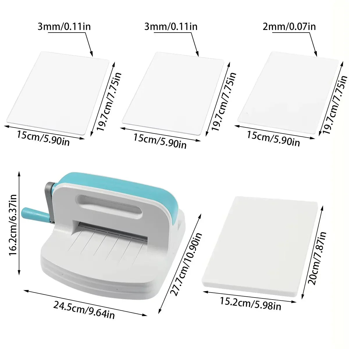 A5 Die Cutting Machine 6 Inch Opening Scrapbook Craft - Tophatter Daily Deals