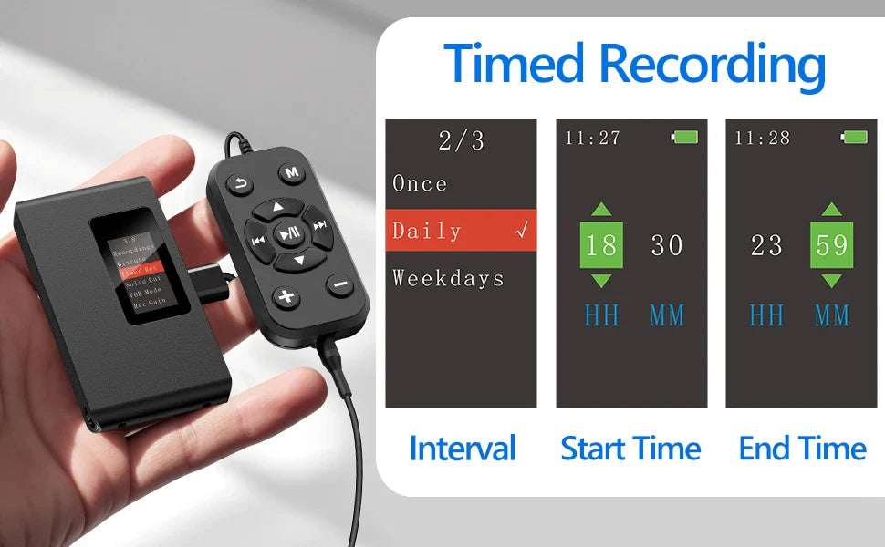Mini Digital Discreet Voice Recorder For Kids Pocket - Tophatter Daily Deals