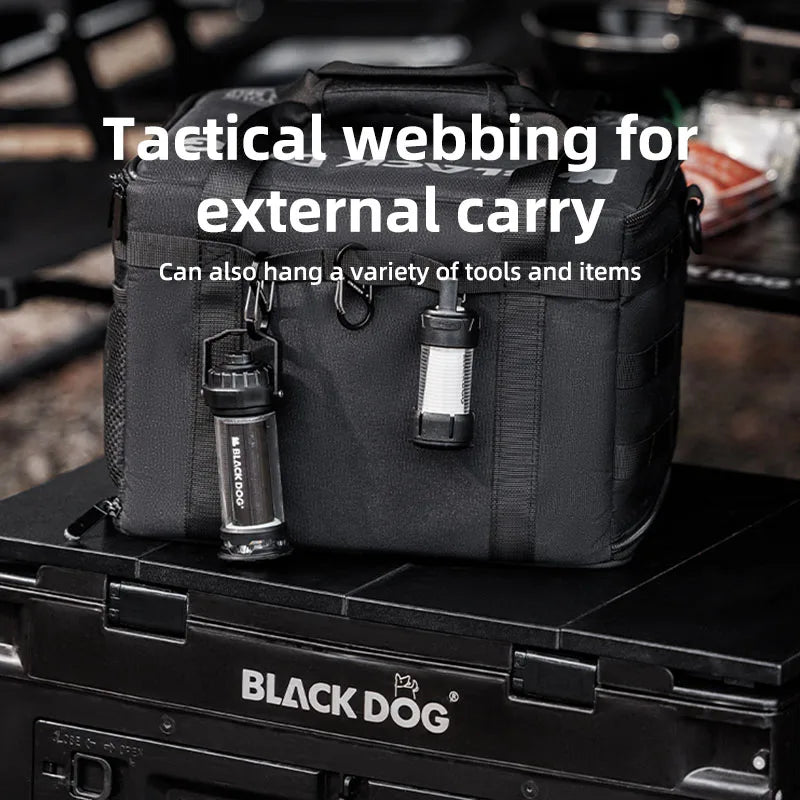 15L Tactical Camping Storage Organizer Black Duffel Bags - Tophatter Daily Deals