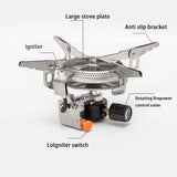Ultralight Camping Gas Stove Head Silver Camp Cooking - Tophatter Daily Deals