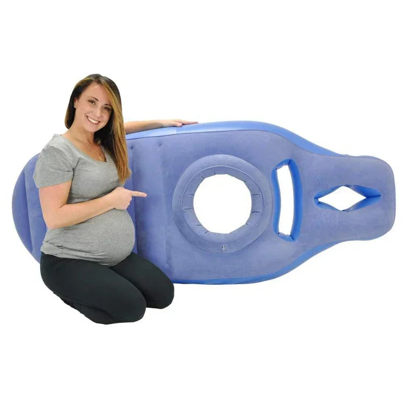 Inflatable Pregnancy Pillow Maternity Bed Support Sleeping - Tophatter Daily Deals
