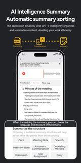 AI Voice Recorder With Real Time Transcribe 58 Languages - Tophatter Daily Deals