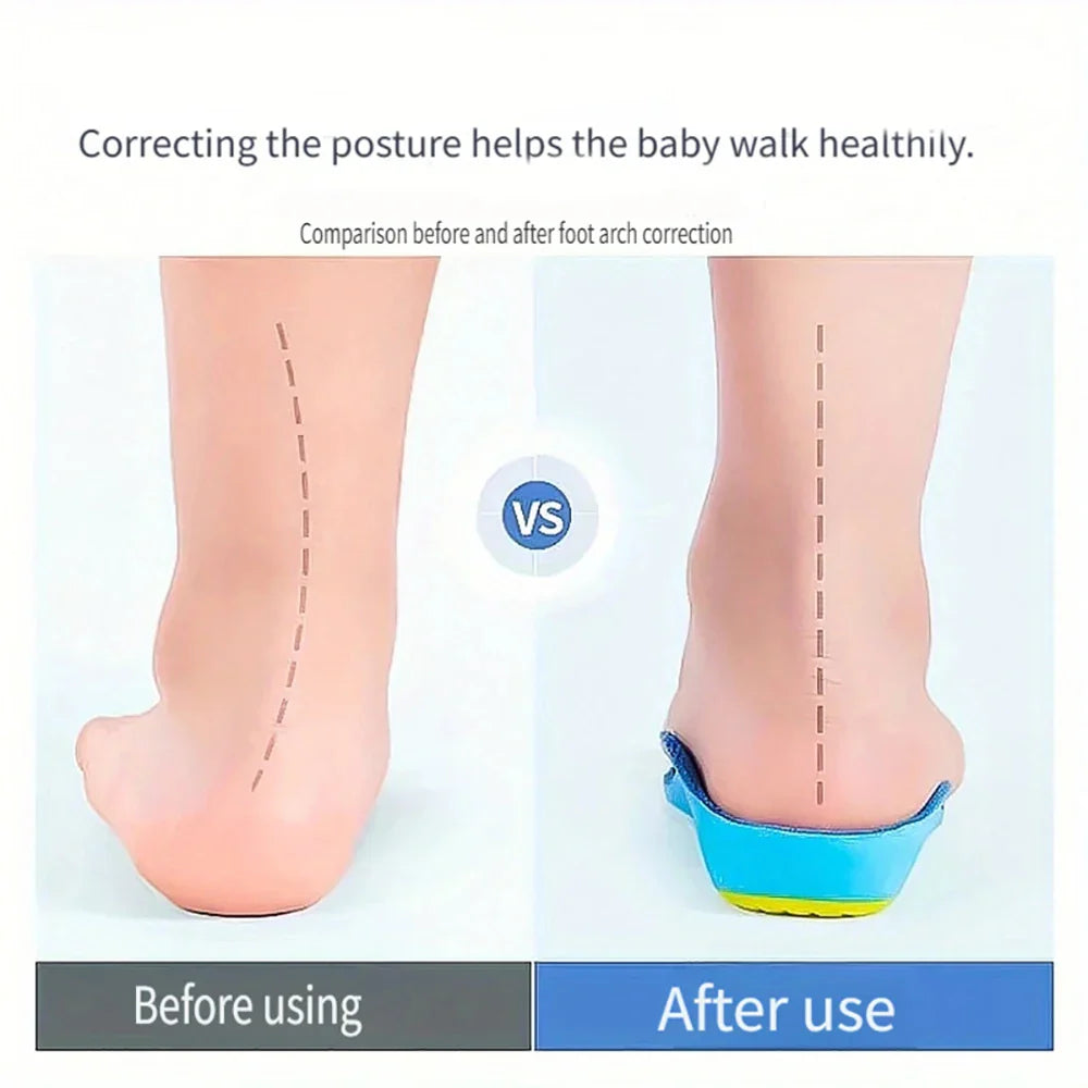 Kids Orthotic Insoles High Arch Support Sports Comfort Plantar Fascia Insole - Tophatter Daily Deals