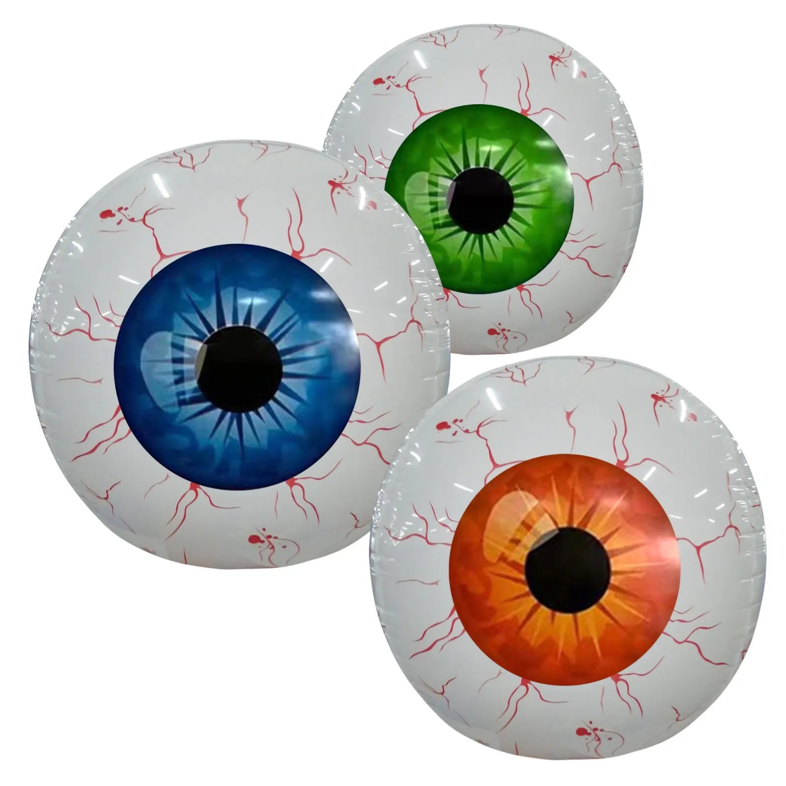 Halloween Inflatables Bloodshot Eyeball Yard Decor 2025 - Tophatter Daily Deals