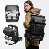 50L Travel Backpack Anti-Theft Design Black Backpacks - Tophatter Daily Deals