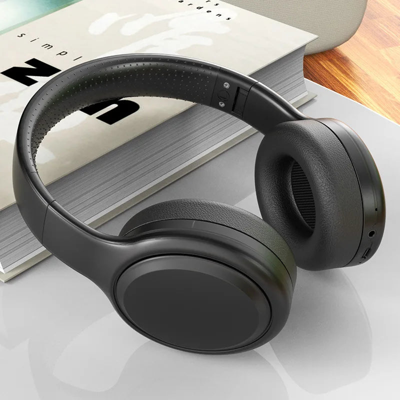 Wireless Bluetooth Headphones Over Ear Noise Cancelling Black - Tophatter Daily Deals