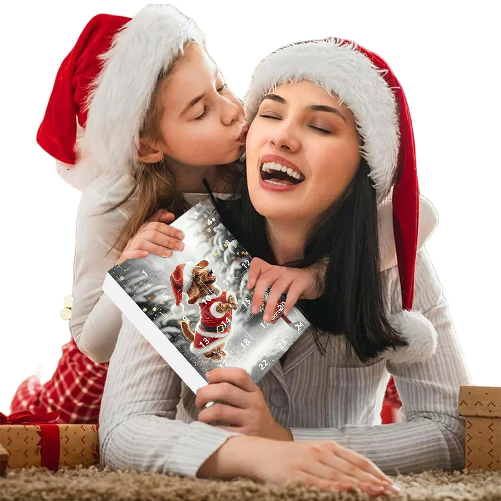 24 Day Advent Calendar With Figure Ornaments - Tophatter Daily Deals