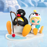 Genuine Pop Mart Baby Molly × Pingu Fishing Time Figure Baby Molly x PINGU Animals - Tophatter Daily Deals