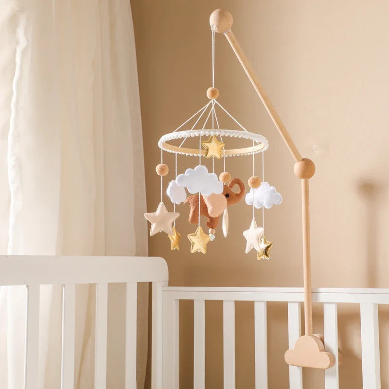 Hot Air Balloon Crib Mobile Newborn Sensory Toys Soothing - Tophatter Daily Deals