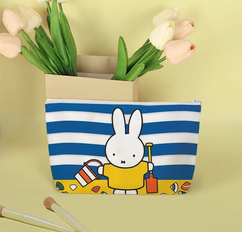 MIffy Makeup Bag Striped Animals - Tophatter Daily Deals