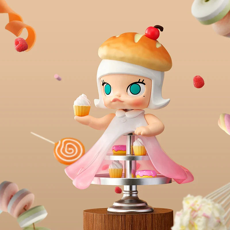 Genuine Pop Mart Molly Carb-Lover Series Figures Blind Box Food - Tophatter Daily Deals