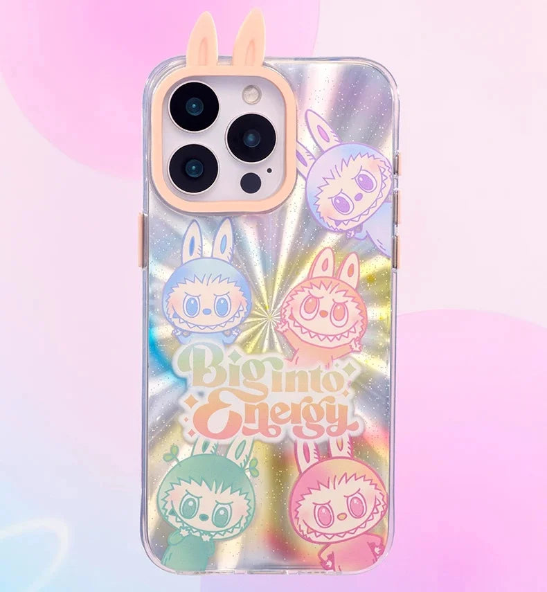 Genuine Labubu The Monsters Big Into Energy Series Wireless Charger Case Cover Key Chain Labubu Surprise Gift Peripheral Model Mythical - Tophatter Daily Deals