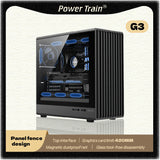 PC Case Glass Side ATX M ATX ITX Support 360mm Radiator - Tophatter Daily Deals