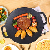 Non-Stick Camping BBQ Grill Pan Black Camp Cooking - Tophatter Daily Deals