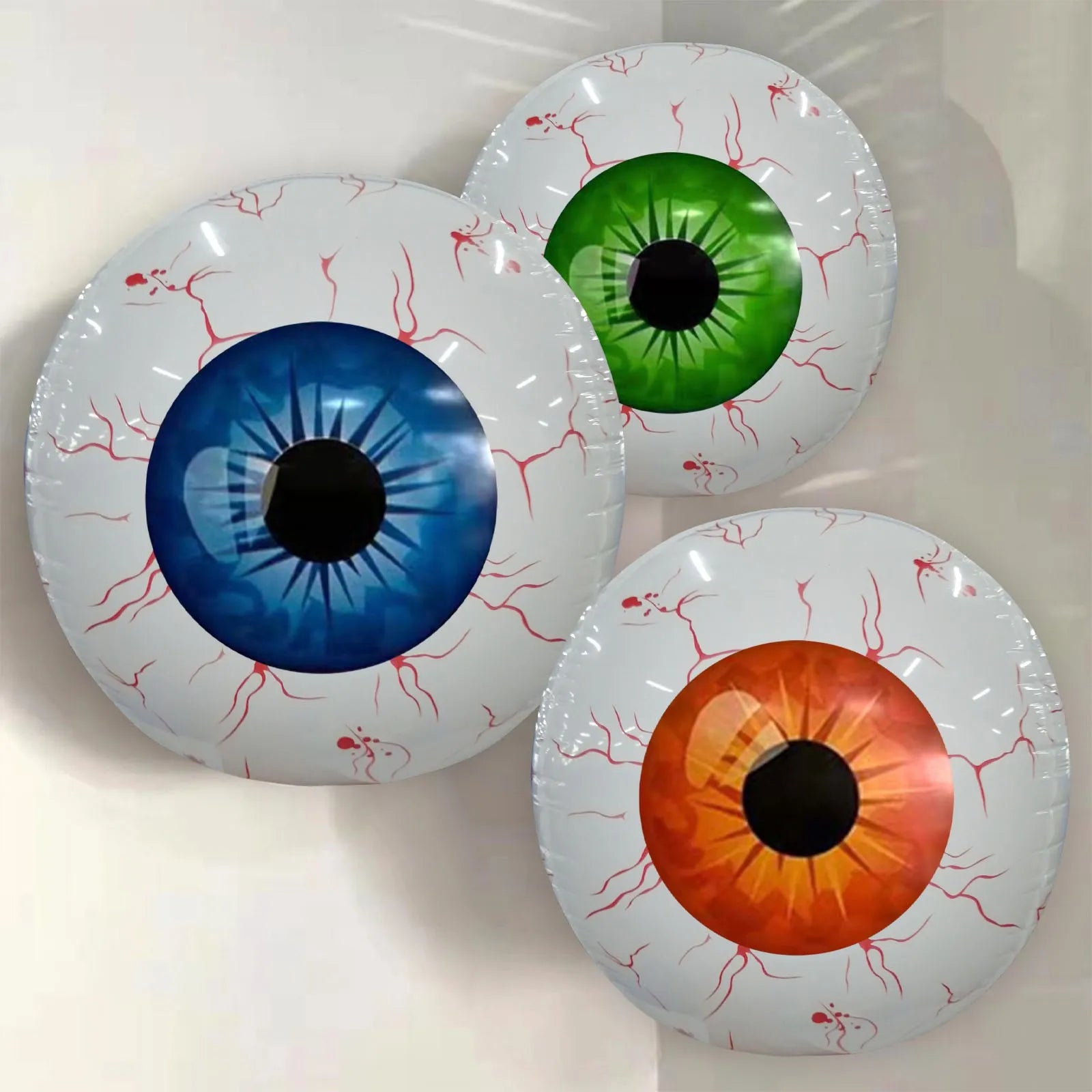 Halloween Inflatables Bloodshot Eyeball Yard Decor 2025 - Tophatter Daily Deals