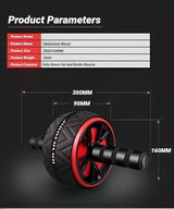 Ab Roller Wheel Core Trainer Non Slip Home Workout - Tophatter Daily Deals