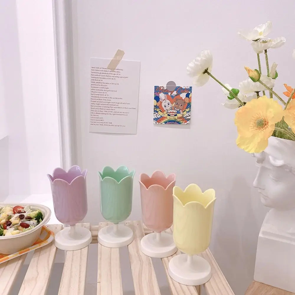 Tulip Pen Pot Holder Stationery Container Flowers - Tophatter Daily Deals