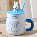 Miffy Ceramic Cup With Straw 540ml Animals - Tophatter Daily Deals