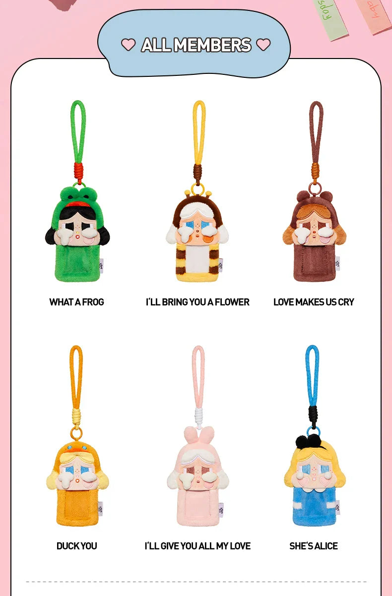 Genuine Pop Mart Crybaby Crying Again Series - Plush Card Holder Blind Box Animals - Tophatter Daily Deals
