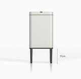 Smart Sensor Trash Can 20L Stainless Steel Waste Bin - Tophatter Daily Deals