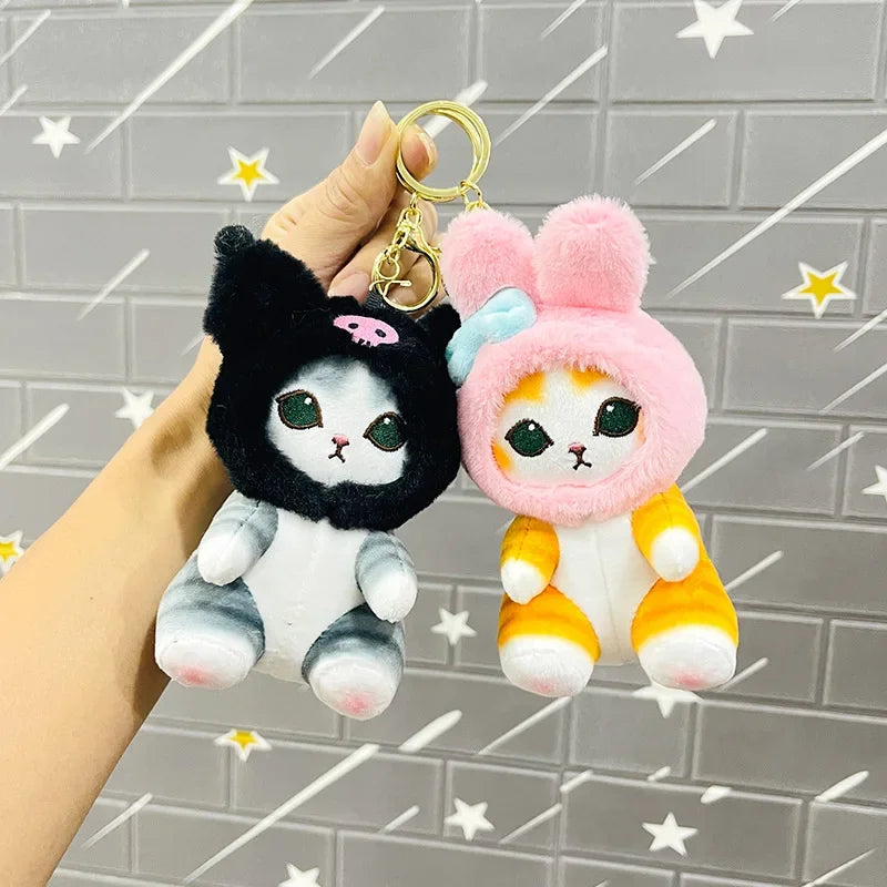 Sanrio x Mofusand Plush Keyring Set Animals - Tophatter Daily Deals