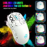 Gaming Mouse Wireless RGB 4000 DPI Rechargeable 650mAh - Tophatter Daily Deals