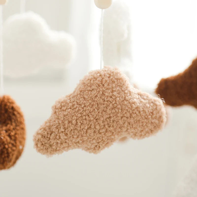 Baby Crib Mobile Wooden Nursery Newborn Sensory Toys - Tophatter Daily Deals