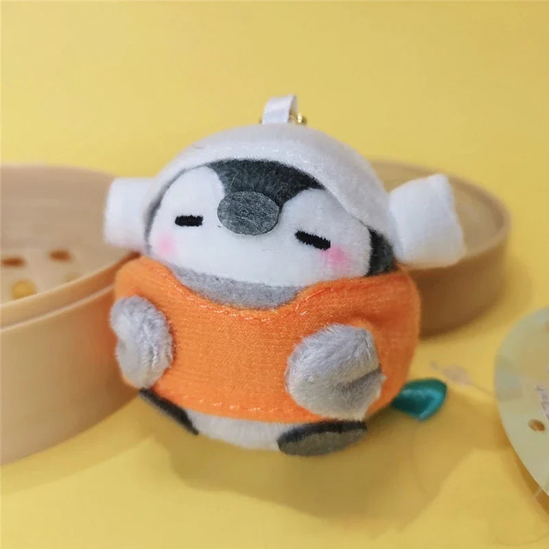 Penguin Ebi Fried Shrimp Prawn Plush Keychain 10cm Orange Food - Tophatter Daily Deals