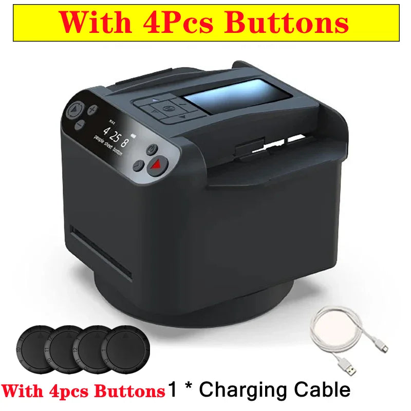 360° Rotating Automatic Card Shuffle Dealer Machine 2 In 1 Playing Cards Shuffling Dealing Tool Party Games Poker Device With 4pcs Buttons Common - Tophatter Daily Deals