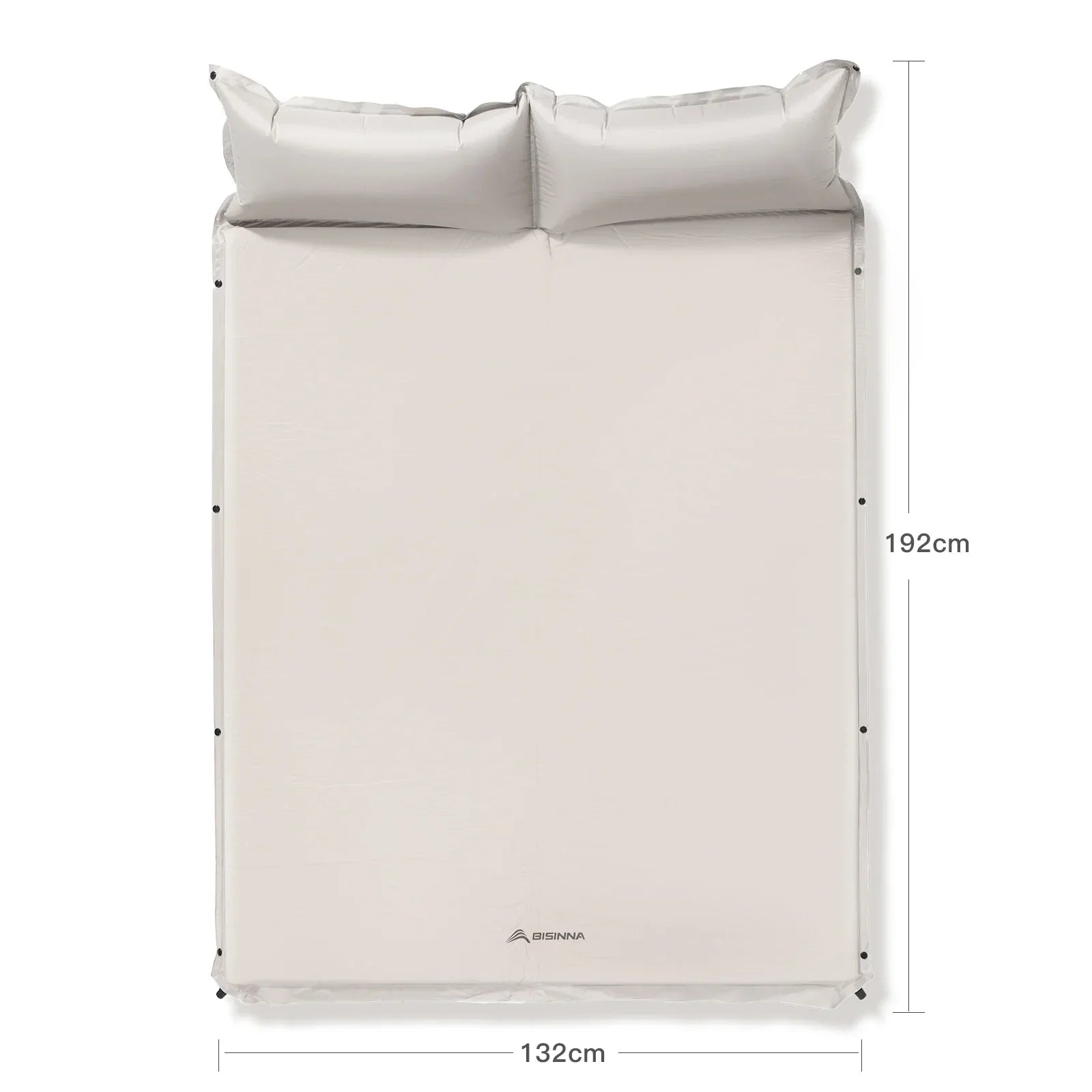 Self-Inflating Camping Mattress with Built-In Pillow Grey Camping & Hiking - Tophatter Daily Deals