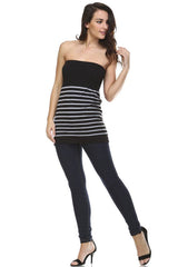 Women's Textured Knit Stretch Tube Top Tops - Tophatter Daily Deals