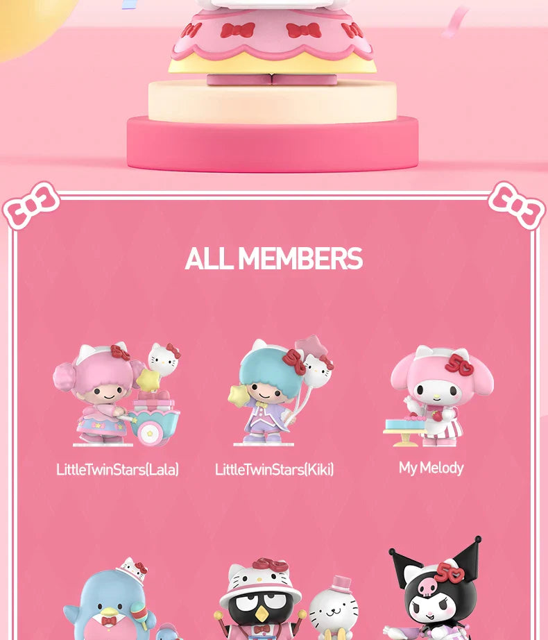 Genuine Pop Mart Sanrio Characters Hello Kitty 50th Anniversary Series Figures Blind Box Anime - Tophatter Daily Deals