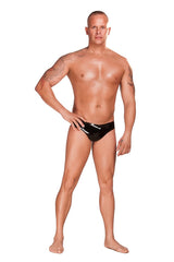 Saxenfelt Latex Men's Brief in Black - Small Size Kink Underwear > Clothes > Mens Latex - Tophatter Daily Deals