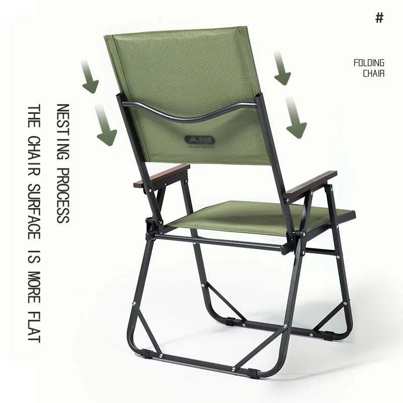 Folding Lounge Camping Chair Kemit Style Green Camp Furniture - Tophatter Daily Deals