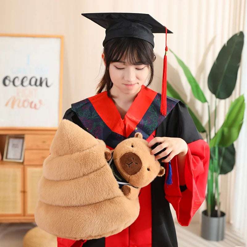 Kawaii Snack Attack: Hamburger Capybara Dog Pig Capibaras Pizza Bubble Tea Cushion Plush Animals - Tophatter Daily Deals