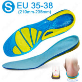 Gel Non Slip Shoe Insoles Silicone Massaging Orthotic Plantar Fascia Insole S EU 35-38 - Tophatter Daily Deals