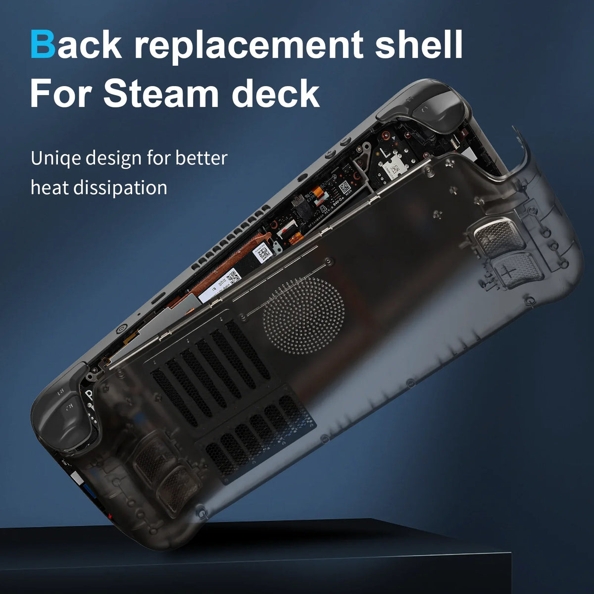 Steam Deck Transparent Replacement Shell Kit Console - Tophatter Daily Deals