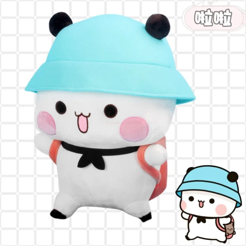 Bubu & Dudu Panda Bear Plush White x Blue Animals - Tophatter Daily Deals