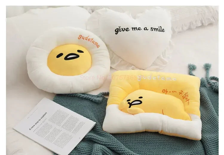 Sanrio Gudetama Plush Pillow Food - Tophatter Daily Deals
