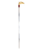 Custom RC Swords Brass Eagle Handle Sword Cane – Mahogany Metal Shaft, 29" Blade Sword Canes - Tophatter Daily Deals